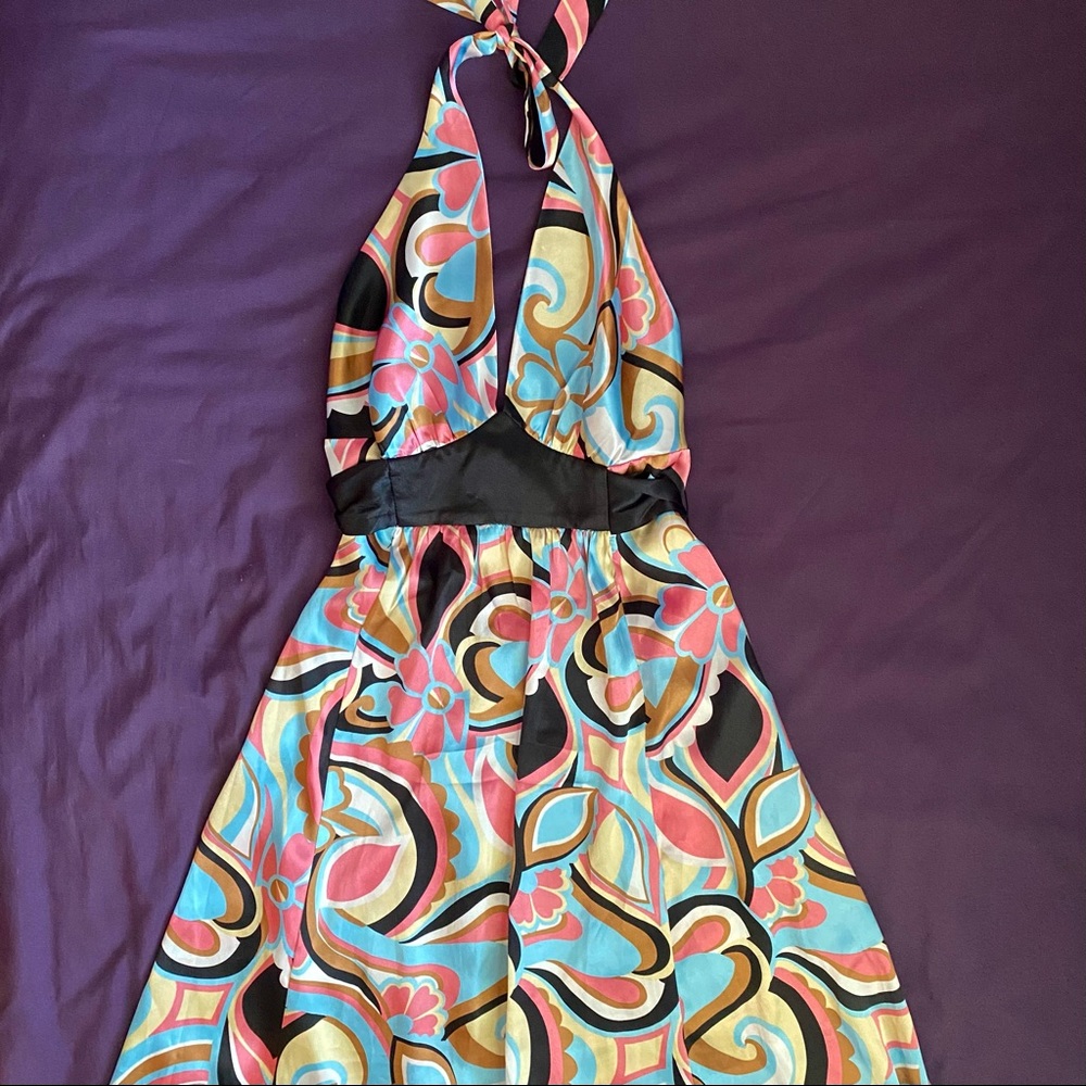 y2k rampage halter dress